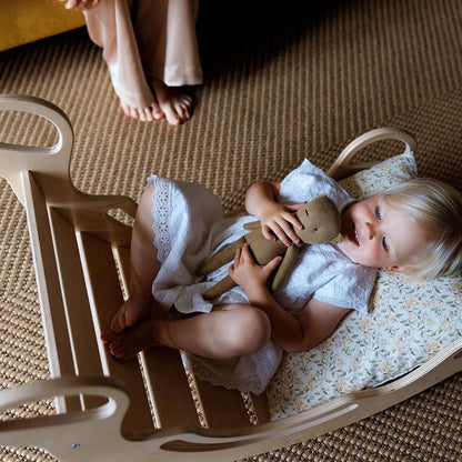 5-in-1 Montessori klimboog, onbehandeld hout