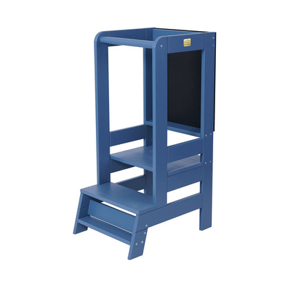 Leertoren Keukenhulp met een krijtbord voor kinderen, diverse kleuren