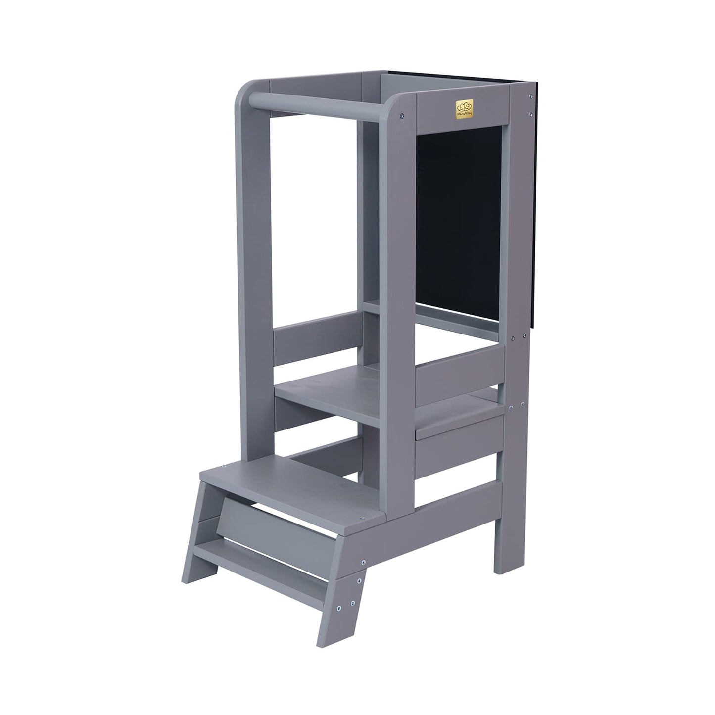 Leertoren Keukenhulp met een krijtbord voor kinderen, diverse kleuren
