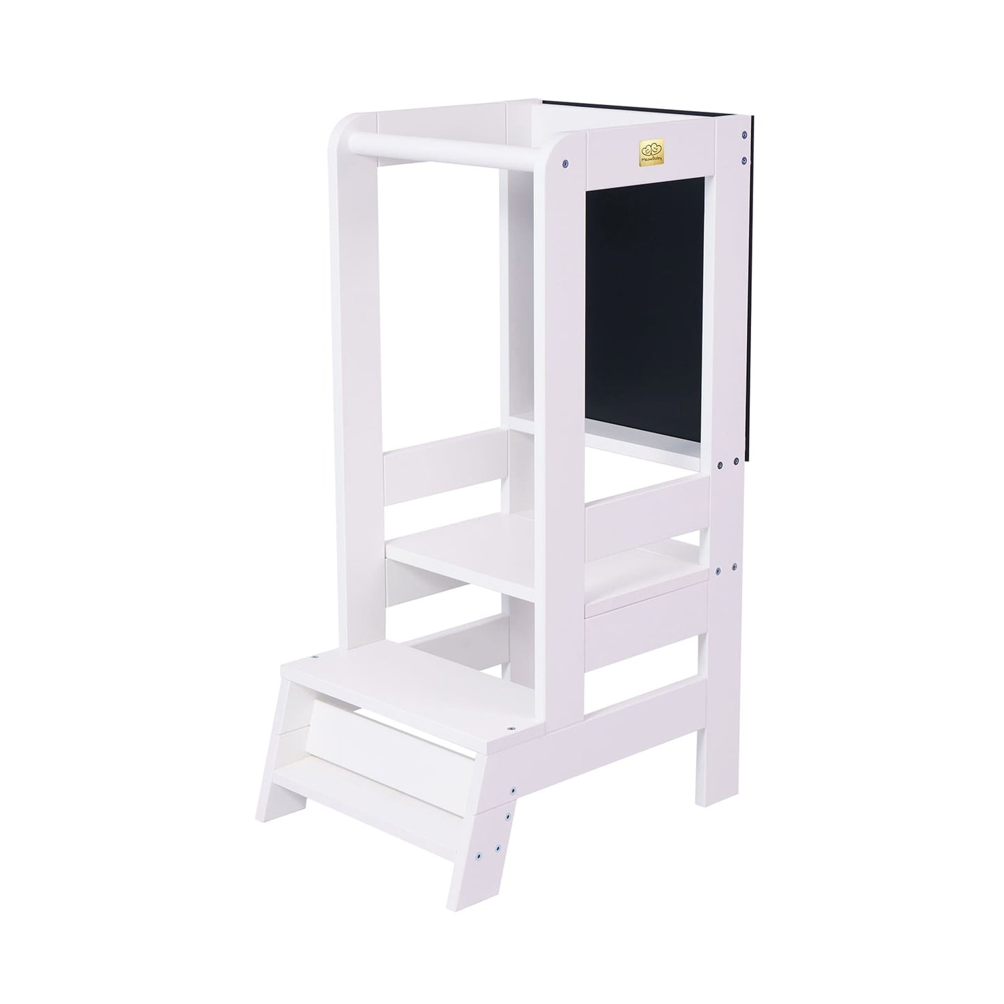 Leertoren Keukenhulp met een krijtbord voor kinderen, diverse kleuren