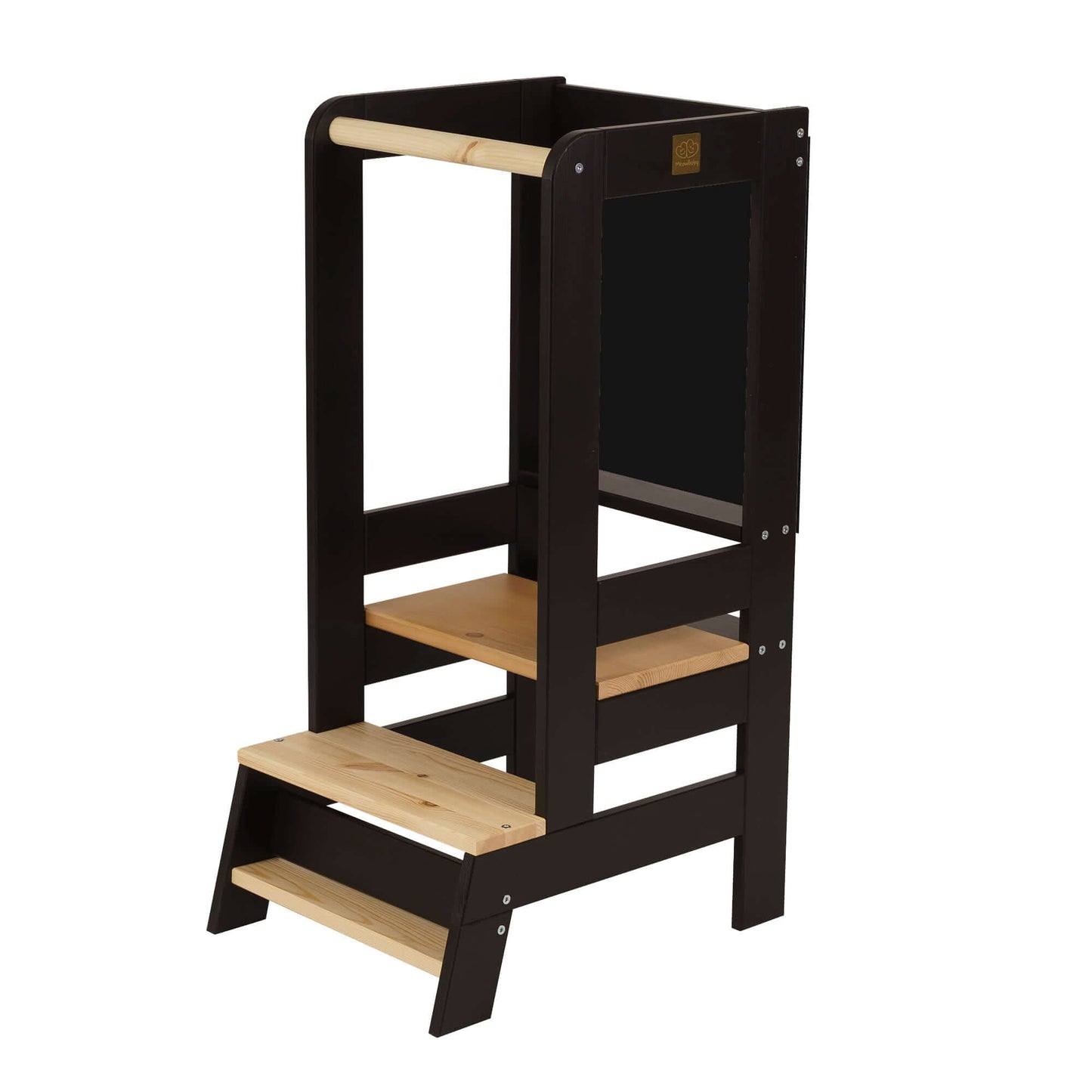 Leertoren Keukenhulp met een krijtbord voor kinderen, diverse kleuren