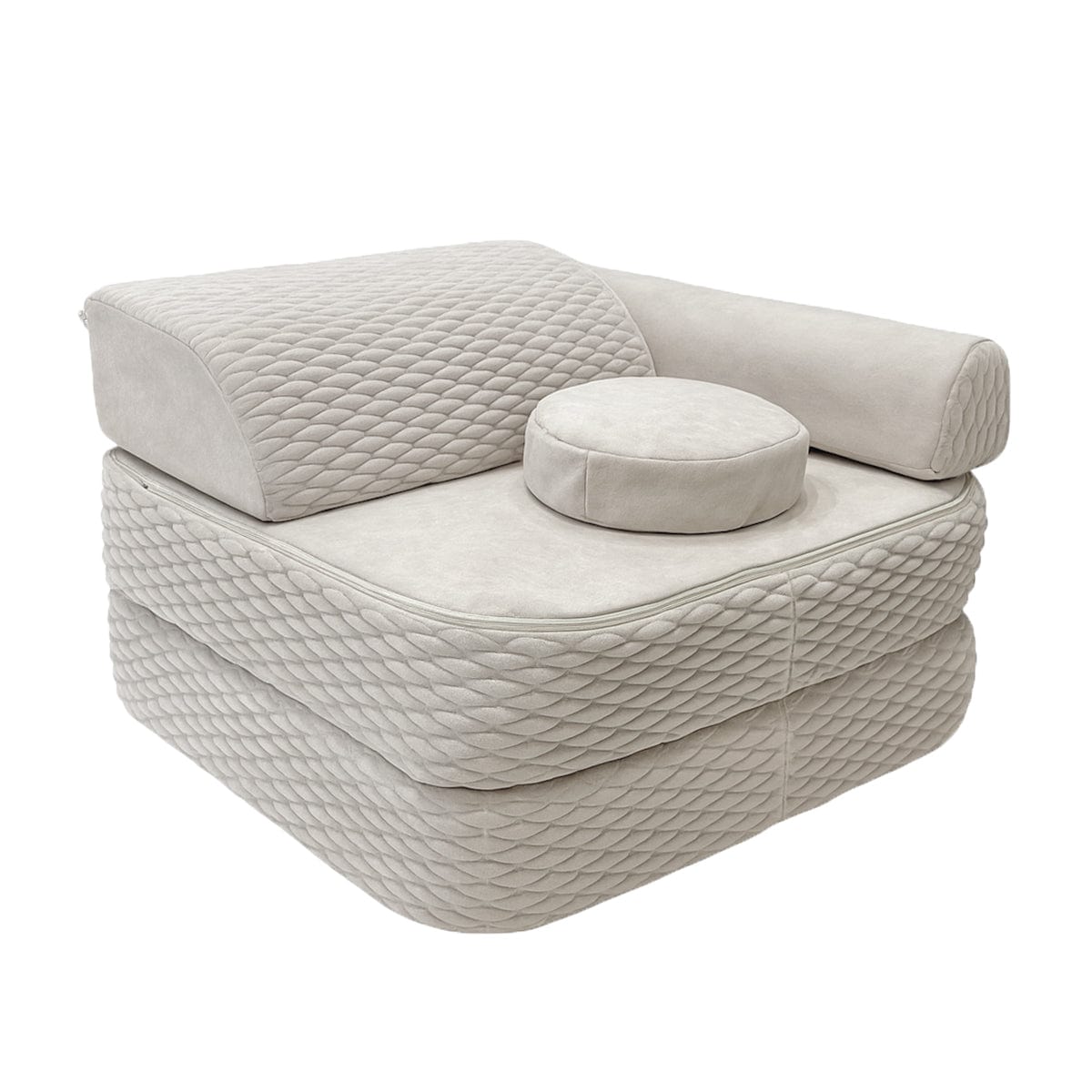 Kindersessel 3-in-1 Dune - Faltbare Kindercouch & Spielmatratze