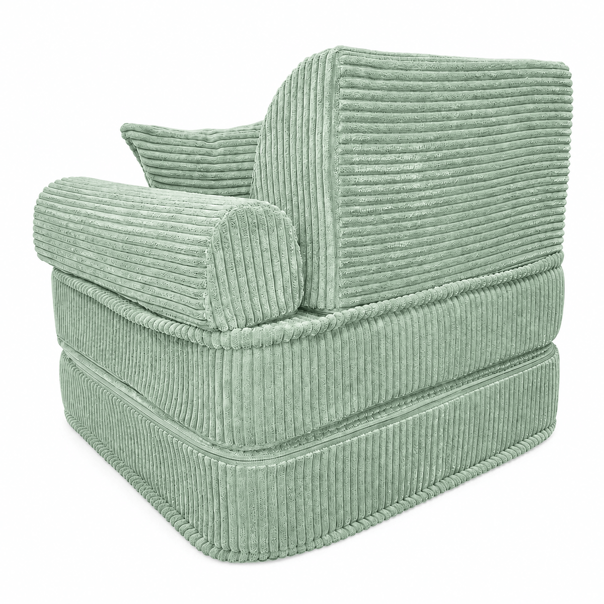 Kindersessel 3-in-1 Max Ästhetik Cord - faltbare Kindercouch & Spielmatratze - Classic Cord Edition