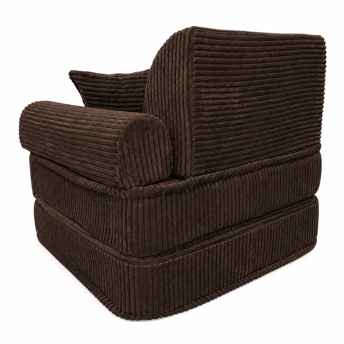 Kindersessel 3-in-1 Max Ästhetik Cord - faltbare Kindercouch & Spielmatratze - Classic Cord Edition