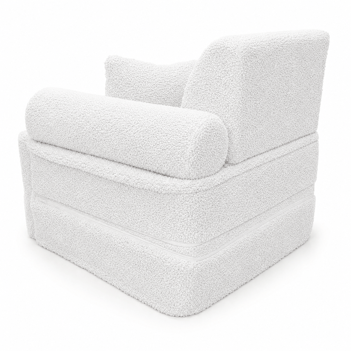 Kindersessel 3-in-1 Max Bearly - faltbare Kindercouch & Spielmatratze - Soft Teddy Edition