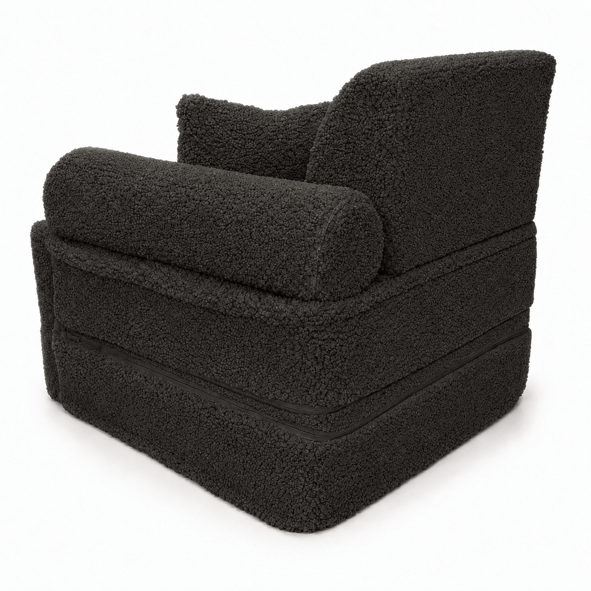 Kindersessel 3-in-1 Max Bearly - faltbare Kindercouch & Spielmatratze - Soft Teddy Edition