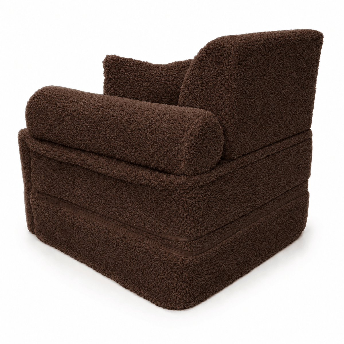 Kindersessel 3-in-1 Max Bearly - faltbare Kindercouch & Spielmatratze - Soft Teddy Edition