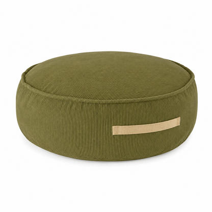 Sitzpouf für Kinder, Rund, Premium Cord - Slim Cord Edition