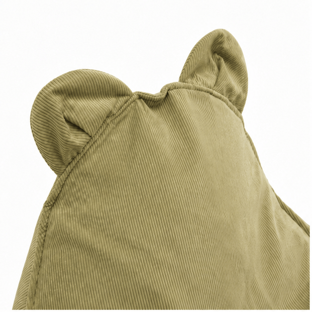 Kindersessel Bären-Sitzsack Cord Premium - Slim Cord Edition