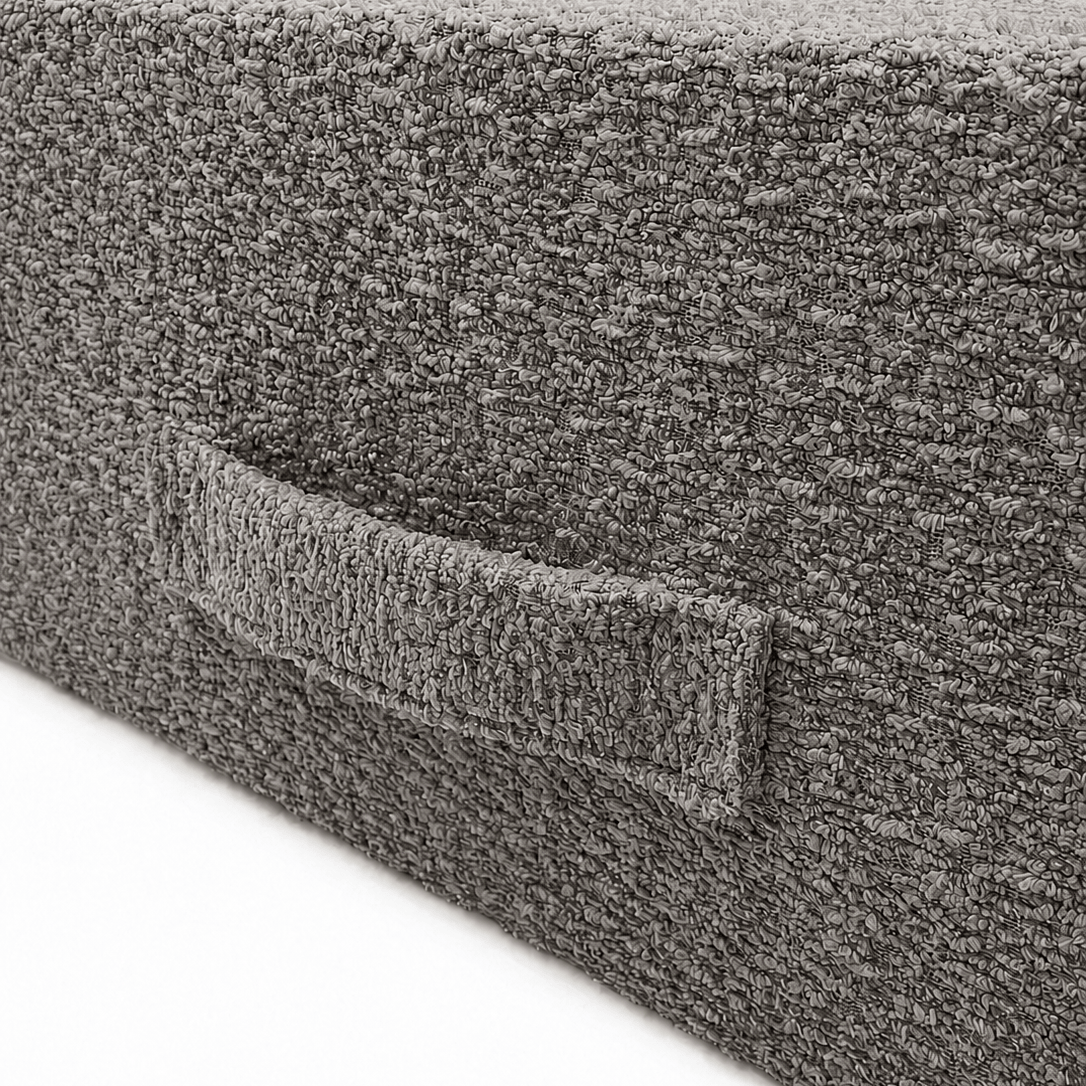 Hüpfpolster Bouclé - 80x80cm