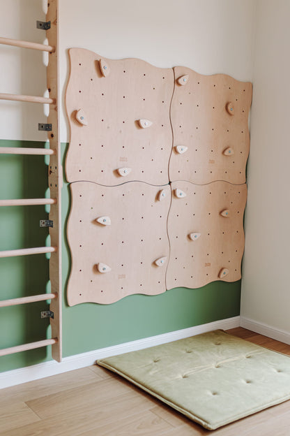 Modulaire klimwand voor kinderen