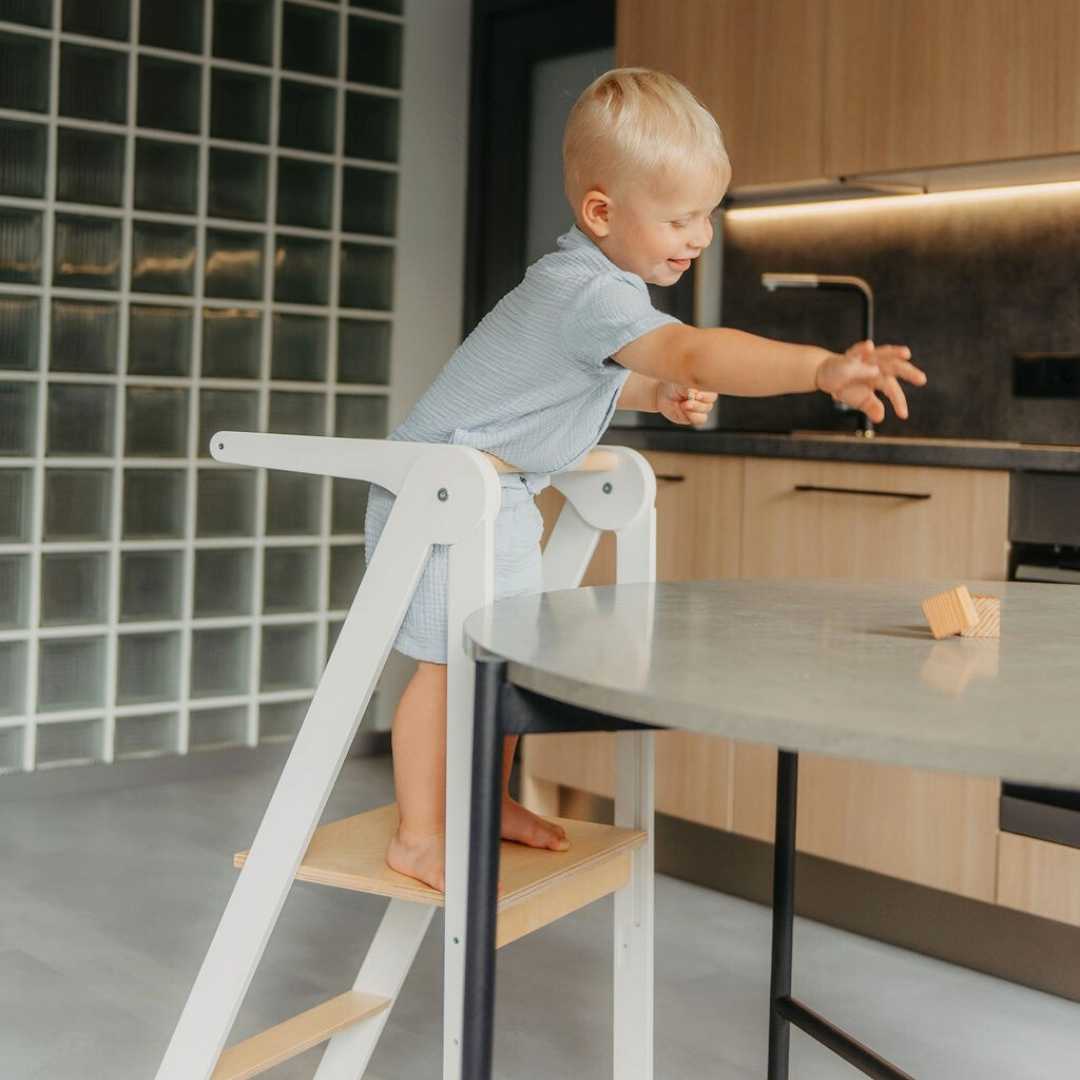 Opvouwbare Montessori leertoren, verschillende kleuren