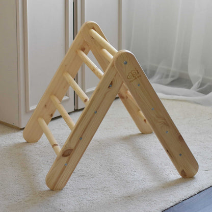 MeowBaby® Montessori klimdriehoek voor kinderen verschillende kleuren