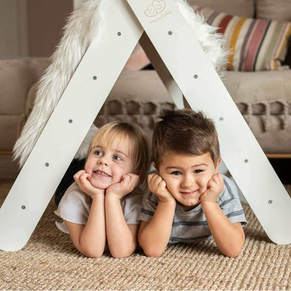 MeowBaby® Montessori klimdriehoek voor kinderen verschillende kleuren