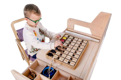 Set schrijf- en tekentafel met stoel "Ina"