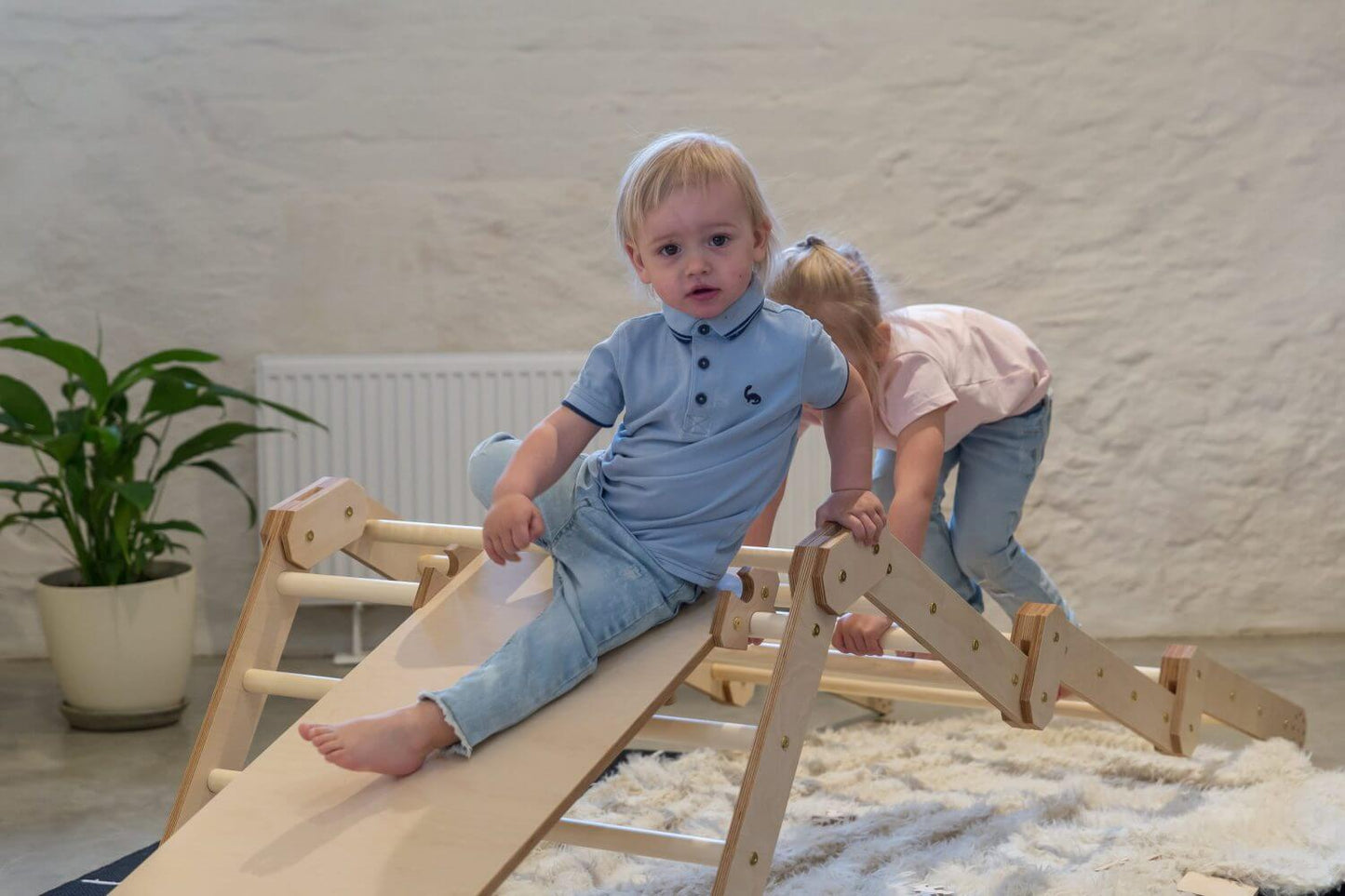 2-in-1 glijbaan/helling