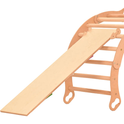 Glijplank met handvatdriehoeken - accessoires voor de klimdriehoek