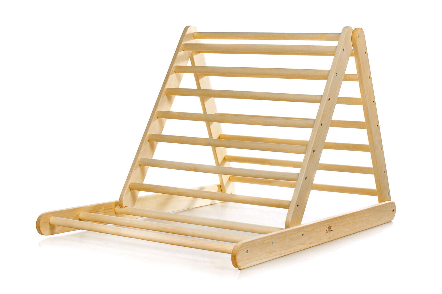 Kletterdreieck verstellbar für Kinder, versch. Farben aus hochwertigem Holz, ideal für Kletterfähigkeiten und Gleichgewicht.
