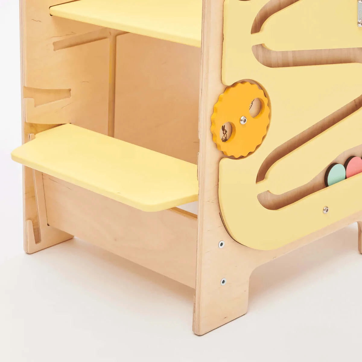 Multifunctionele, meegroeiende leertoren 5-in-1