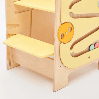 Multifunctionele, meegroeiende leertoren 5-in-1