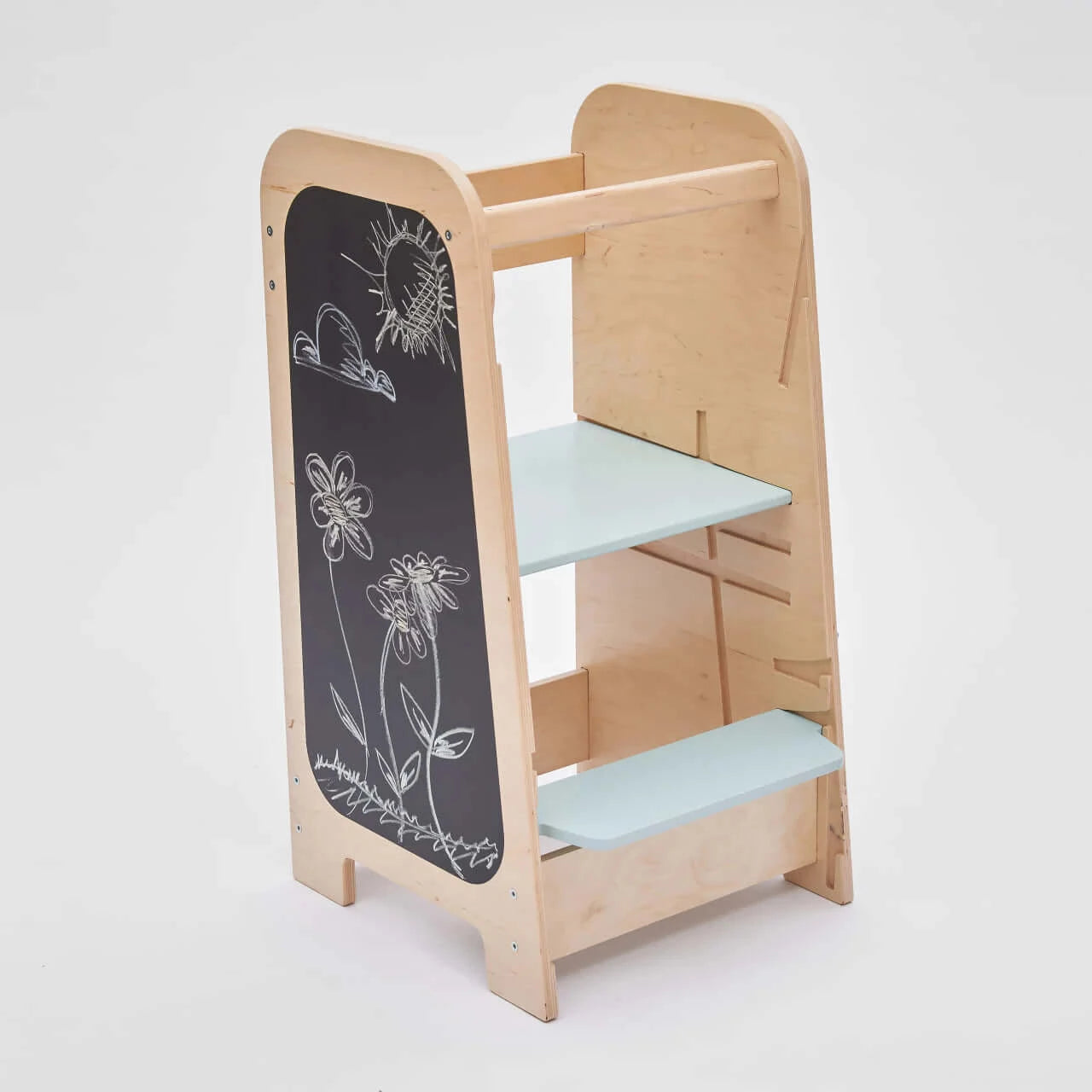 Multifunctionele, meegroeiende leertoren 5-in-1