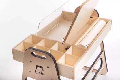 Set schrijf- en tekentafel met stoel "Leni"
