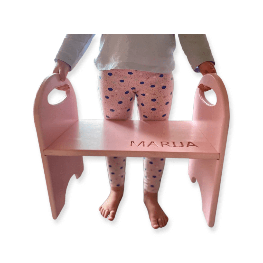 Kinderopstapje (gepersonaliseerd)